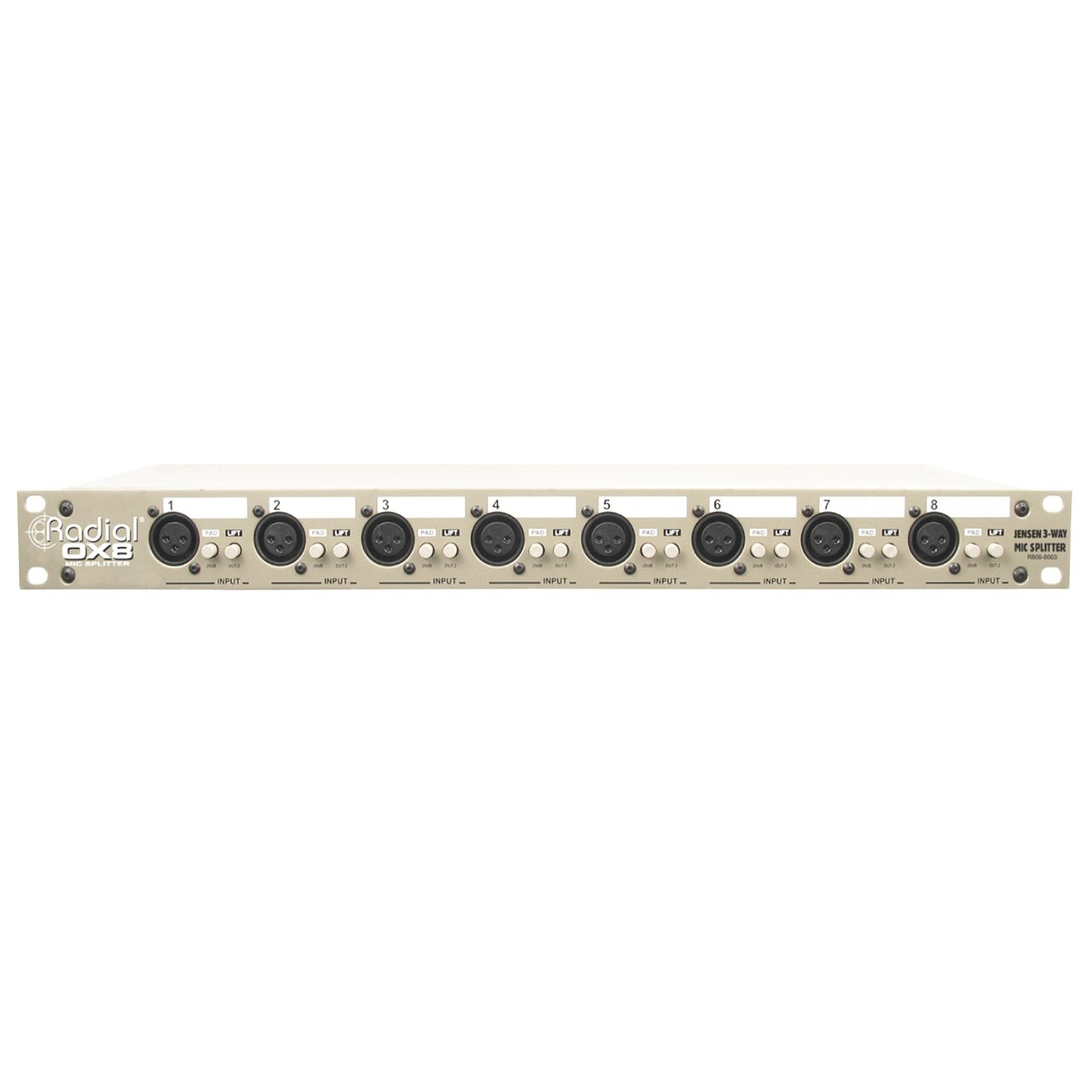 Radial OX8-J 8-Channel Microphone Splitter | FrontEndAudio.com
