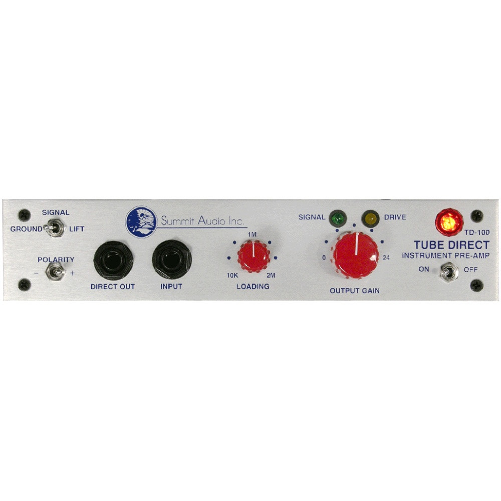 Summit Audio TD-100 Instrument Preamp | FrontEndAudio.com