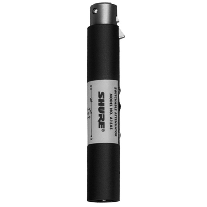 Shure A15AS In Line Pad Attenuator | FrontEndAudio.com