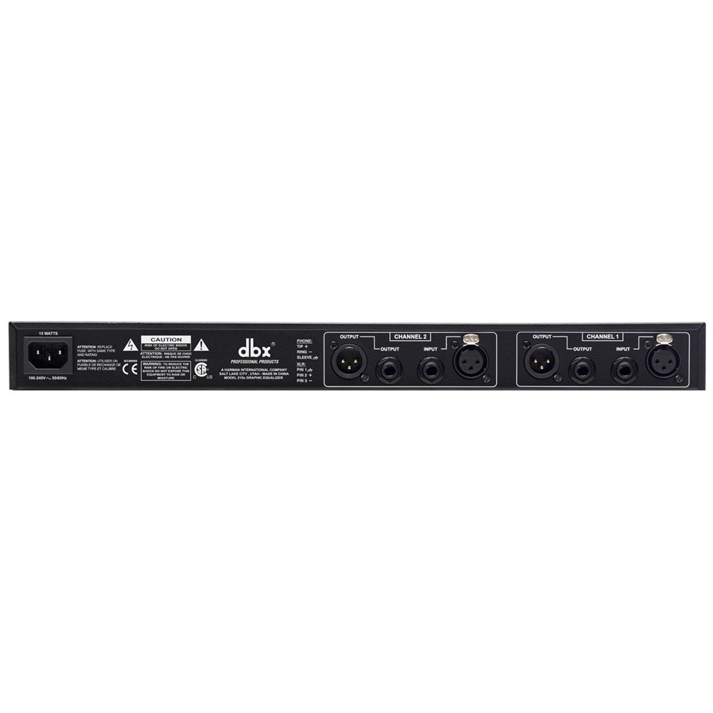 dbx 215s Graphic Equalizer | FrontEndAudio.com