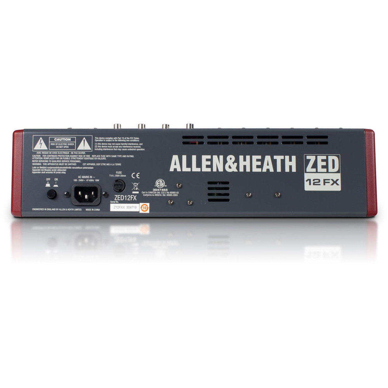 Allen & Heath ZED-12FX Mixer | FrontEndAudio.com