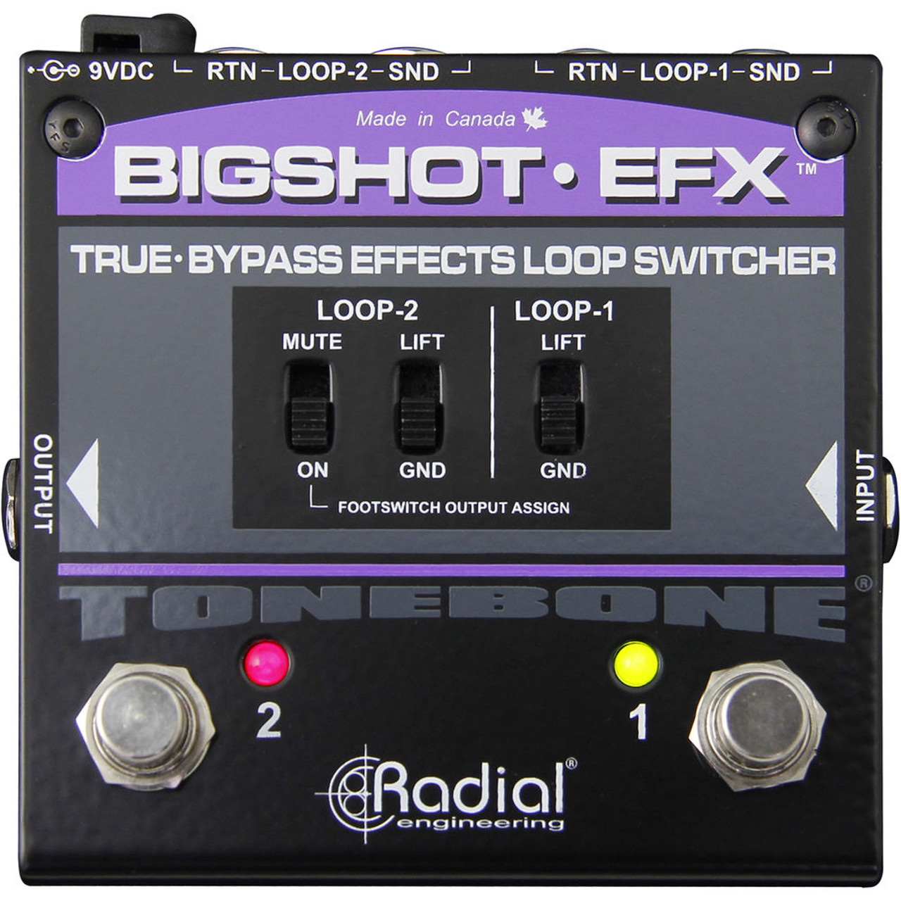 Radial BigShot EFX True Bypass Effects Loop Controller