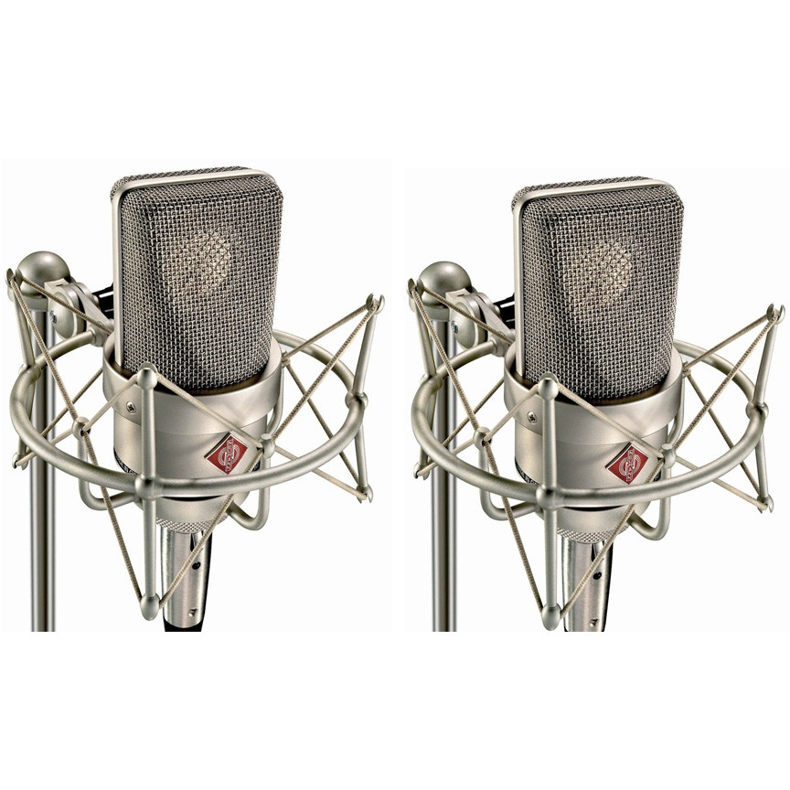 Neumann TLM 103 Microphone Stereo Set (Nickel) | FrontEndAudio.com