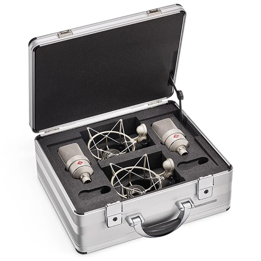 Neumann TLM 103 Microphone Stereo Set (Nickel) | FrontEndAudio.com