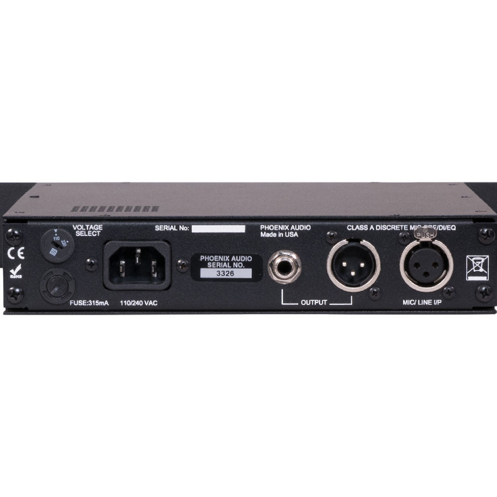 Phoenix Audio Ascent ONE-EQ マイクプリアンプ Phoenix Audio Ascent One EQ and Preamp | FrontEndAudio.com
