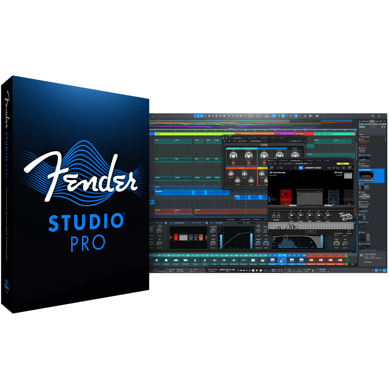 Fender Studio Pro DAW Software (Perpetual License) | FrontEndAudio.com