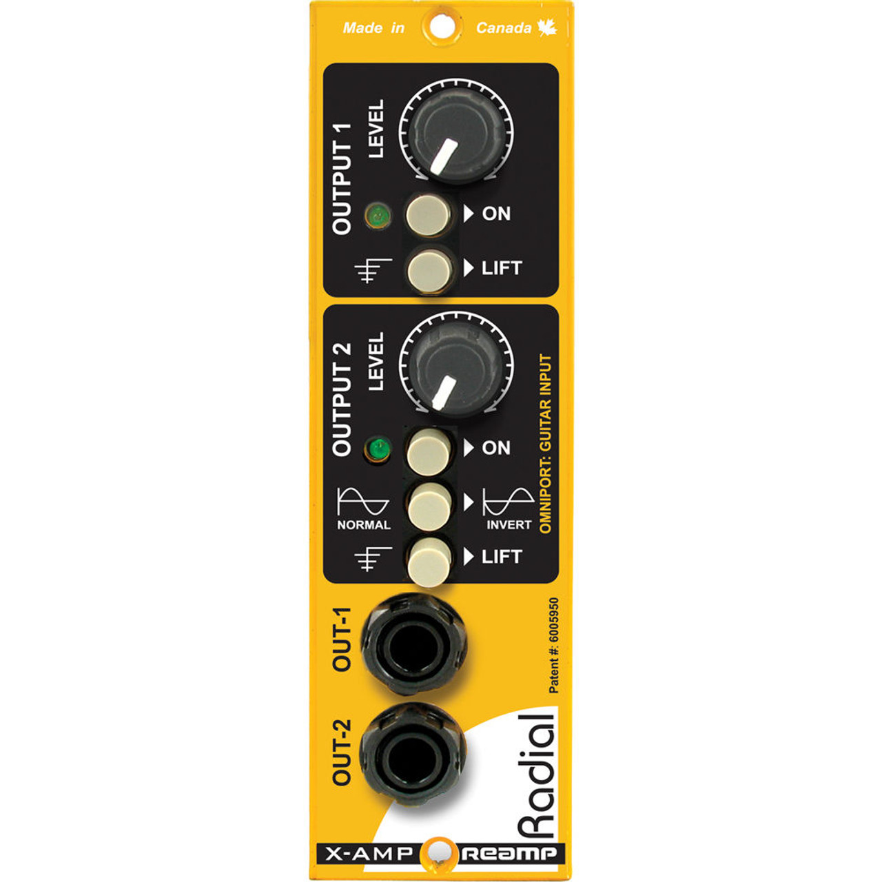 Radial X-Amp 500-Series Re-Amping Module