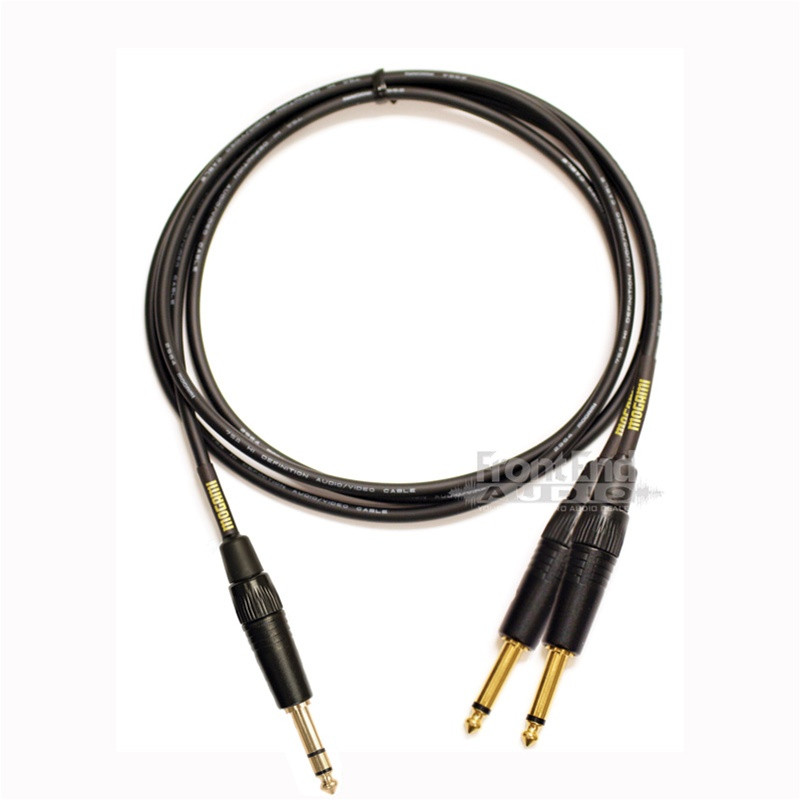 Mogami Gold TRS to TS Insert Cable (2 Foot) | FrontEndAudio.com