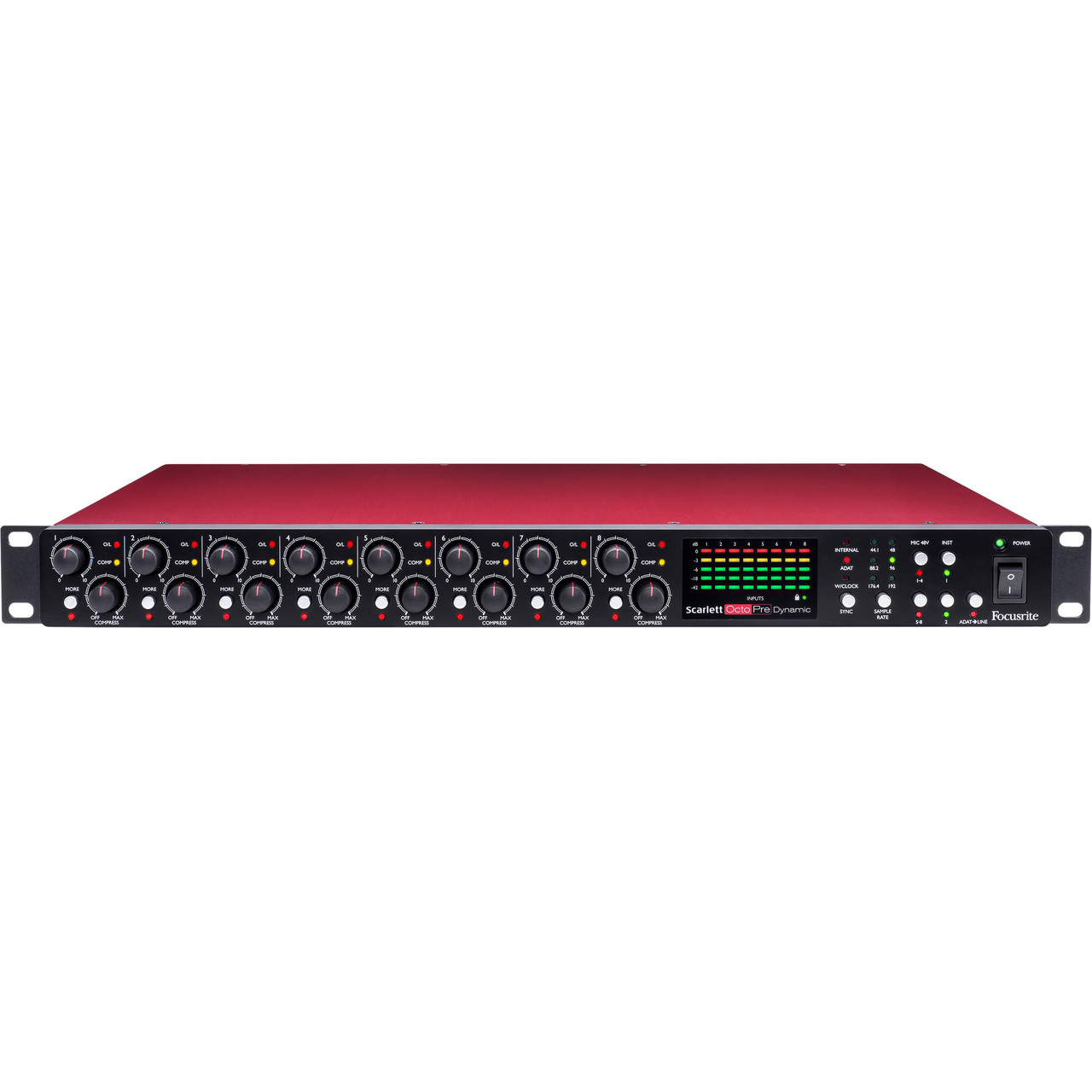 配信機器・PA機器・レコーディング機器 Focusrite Scarlett Octo Pre Focusrite Scarlett OctoPre Dynamic Preamp | FrontEndAudio.com