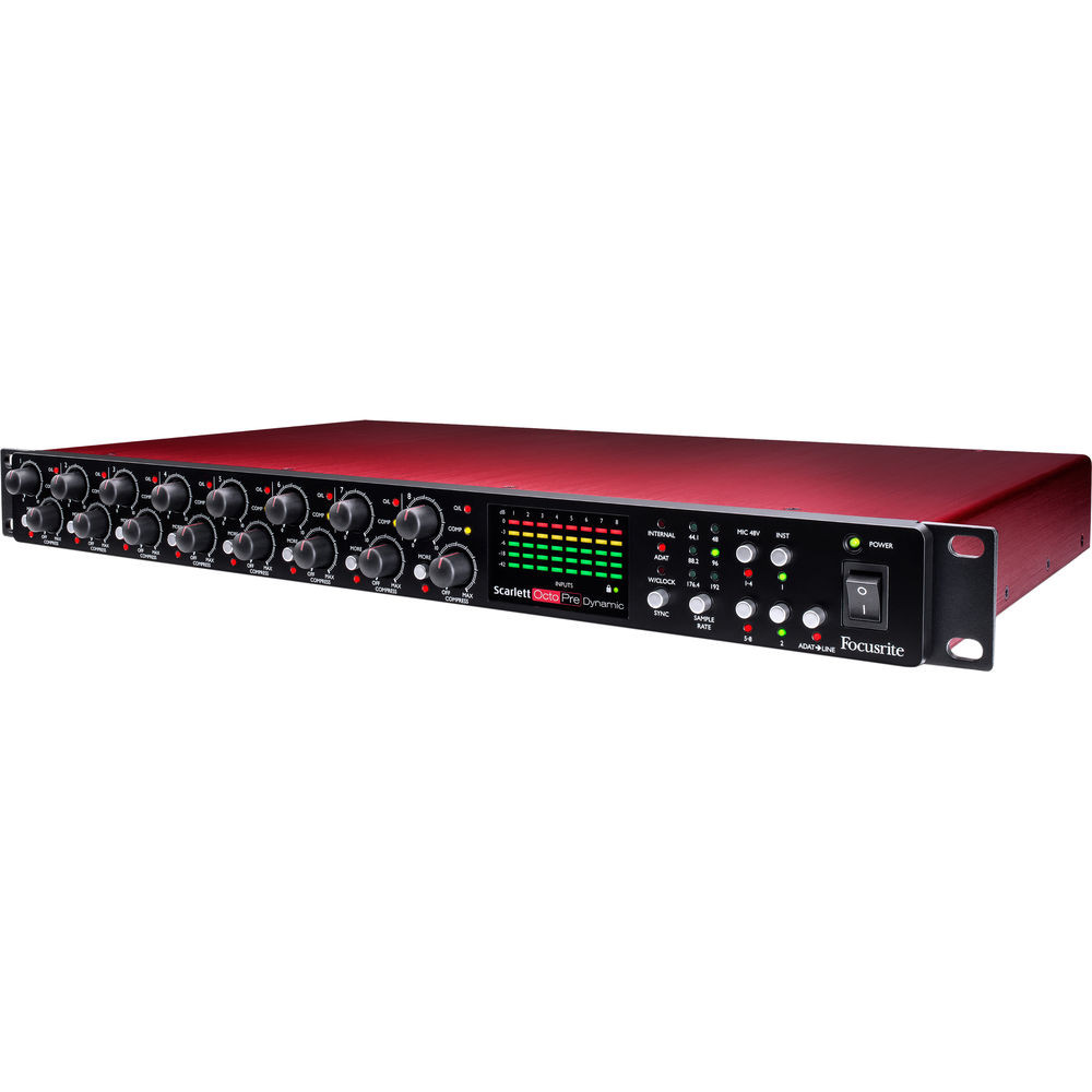 配信機器・PA機器・レコーディング機器 Focusrite Scarlett Octo Pre Scarlett OctoPre - Refurbished | Focusrite