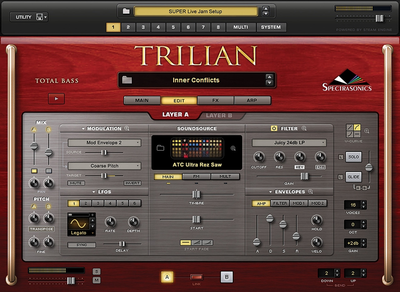 Spectrasonics Trilian Virtual Instrument Plug-in | FrontEndAudio.com