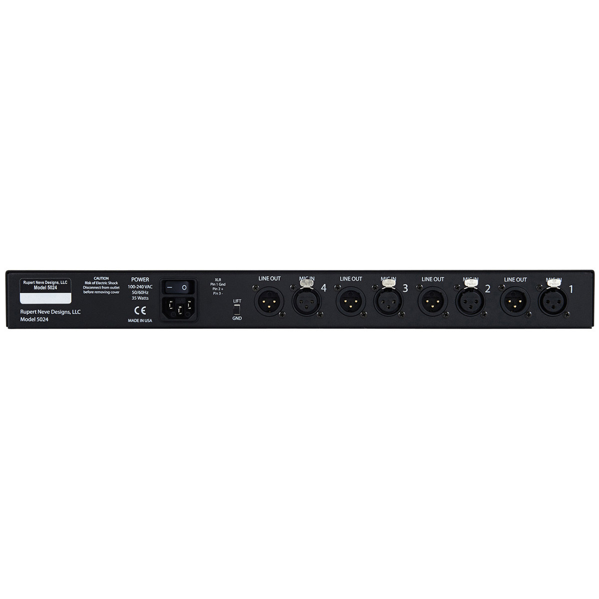 Rupert Neve 5024 Portico Quad Microphone Preamp | FrontEndAudio.com