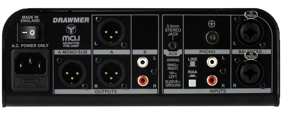 Drawmer MC1.1 Monitor Controller | FrontEndAudio.com