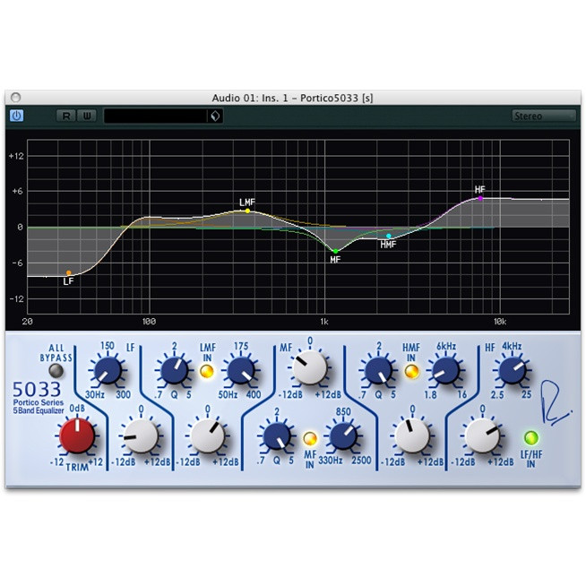 Steinberg RND Portico 5033 EQ Plug-In | FrontEndAudio.com