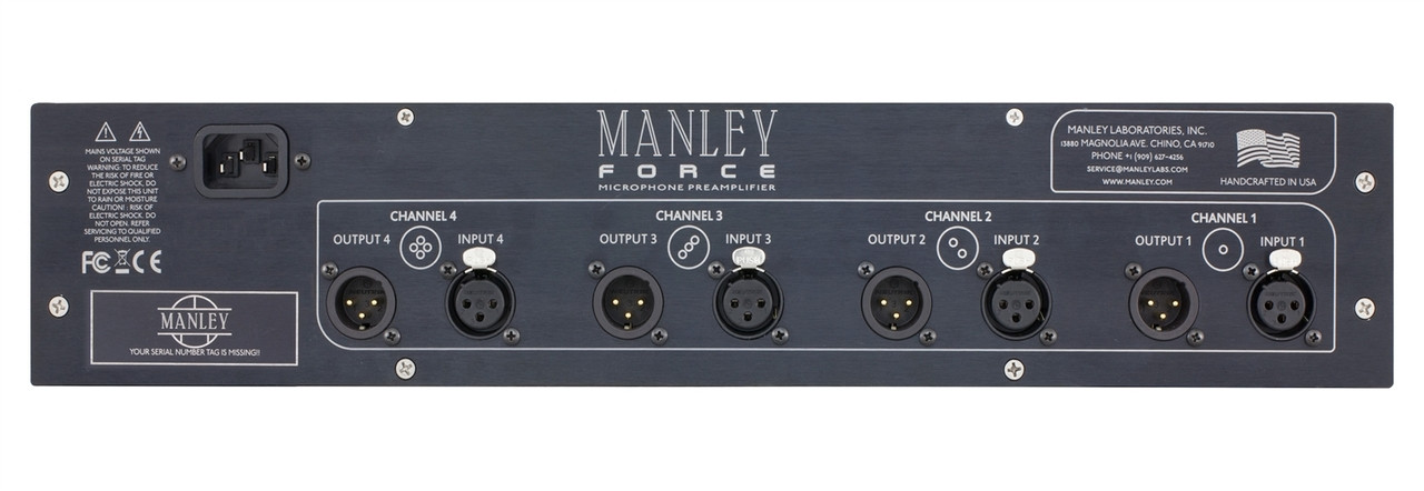 Manley FORCE Tube Preamp | FrontEndAudio.com