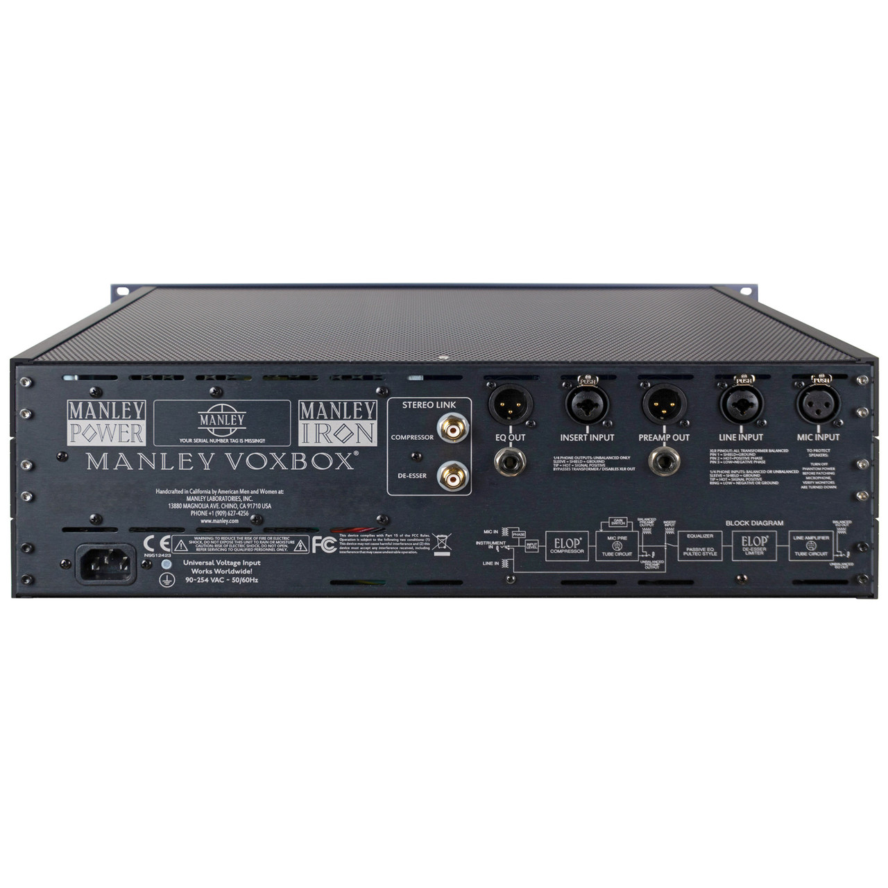 Manley VOXBOX Channel Strip | FrontEndAudio.com