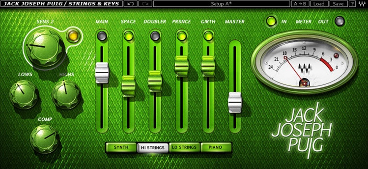 Waves JJP Strings and Keys Plug-In | FrontEndAudio.com