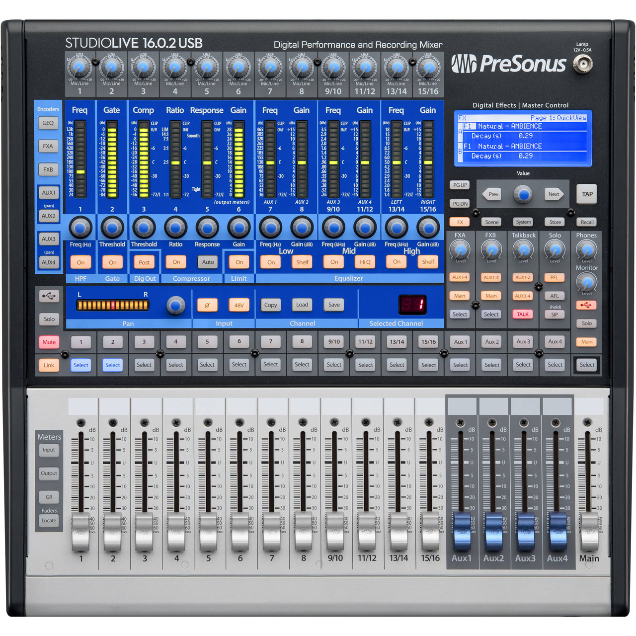 PreSonus StudioLive 16.0.2 USB Digital Mixer | FrontEndAudio.com