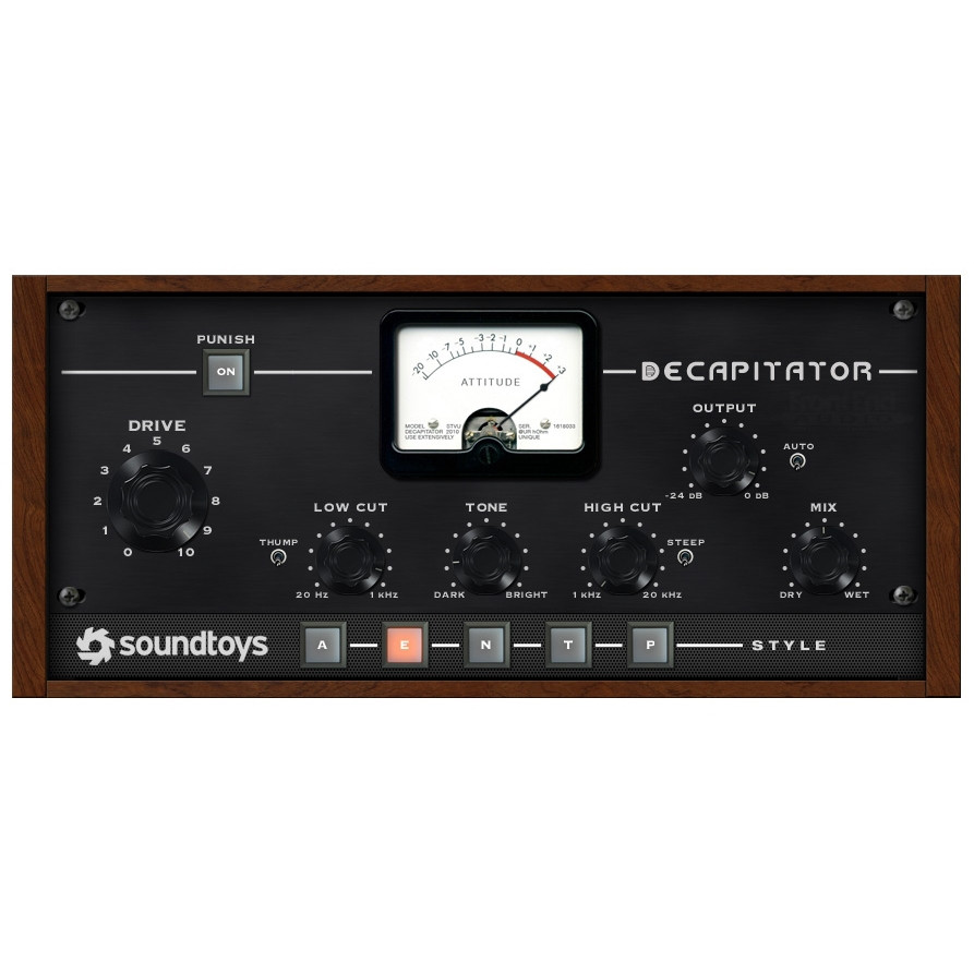 SoundToys Decapitator Analog Saturation Modeler Plug-In