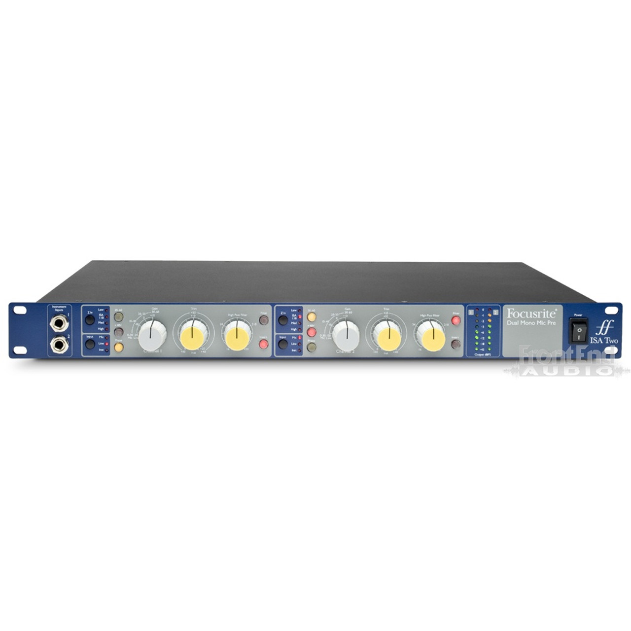Focusrite ISA Two 2ch マイクプリ Focusrite ISA Two Preamp | FrontEndAudio.com