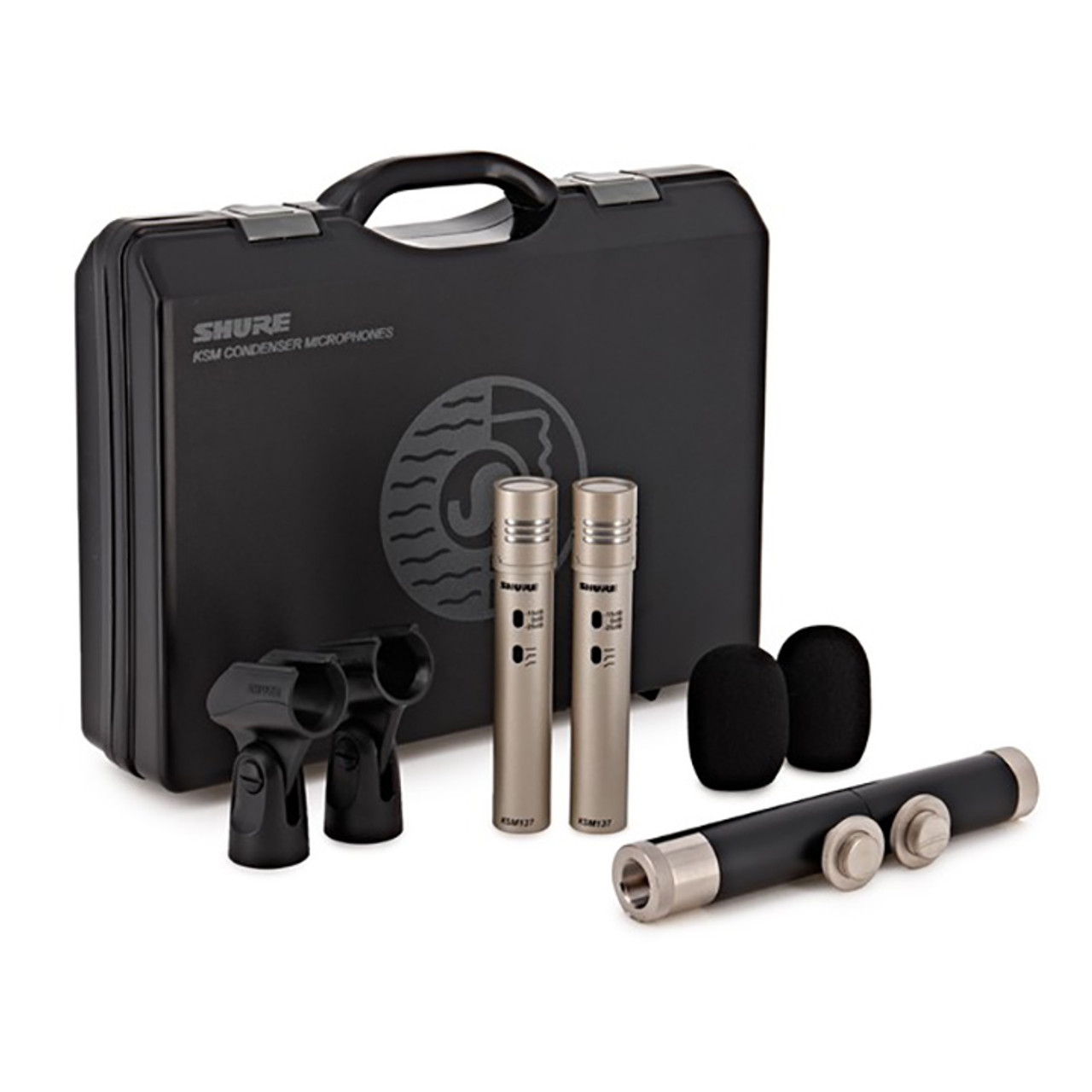 Shure KSM137/SL Microphones (Stereo Pair) | FrontEndAudio.com