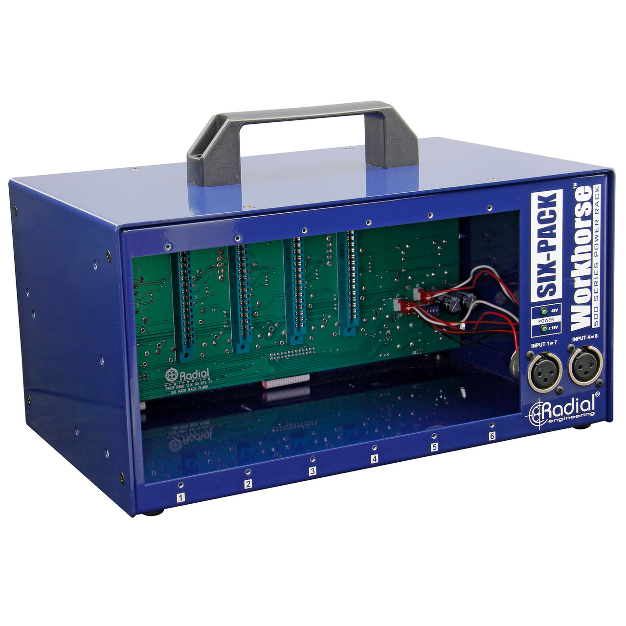 Radial Workhorse SixPack 500-Series Rack | FrontEndAudio.com