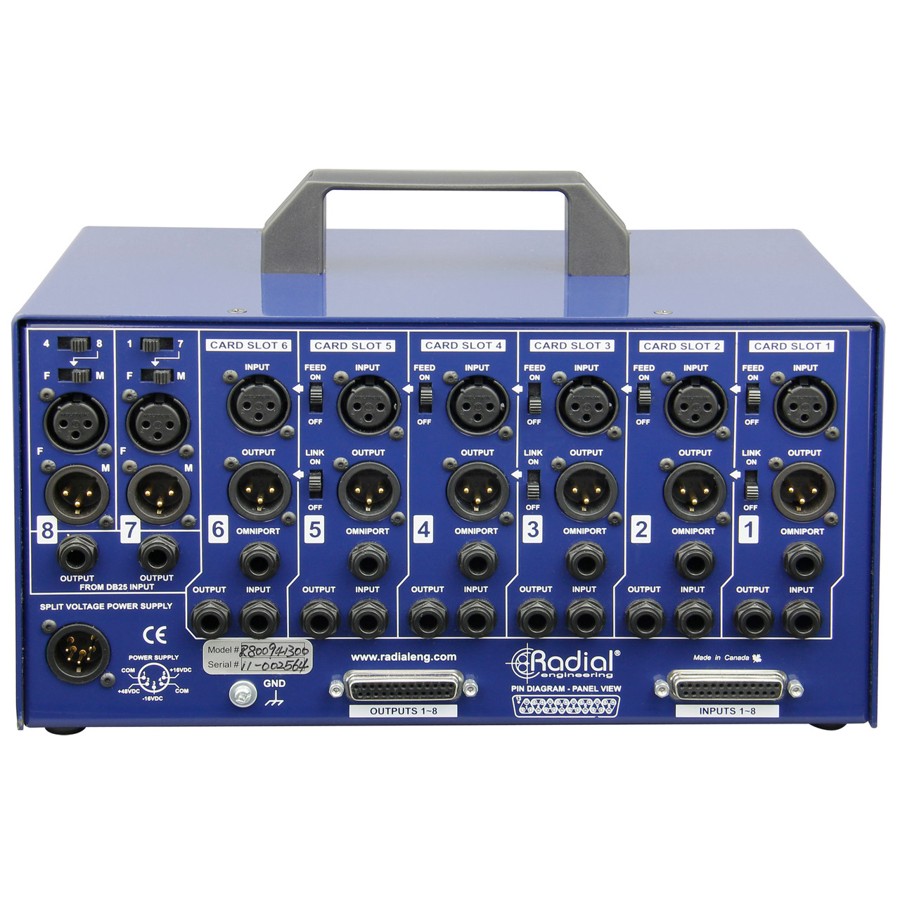 レコーディング/PA機器RADIAL Workhorse SIX PACK API500 ランチ ...