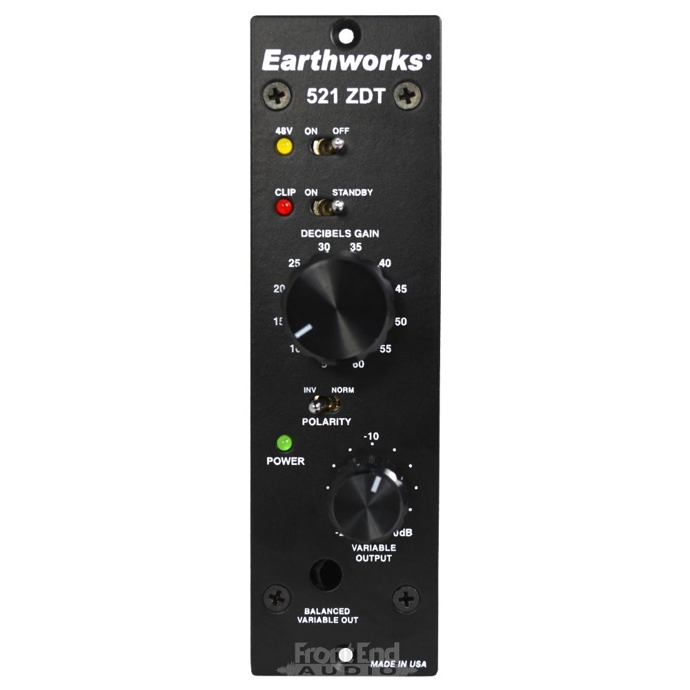 Earthworks 521 ZDT 500-Series Mic Preamp - Thumbnail 2