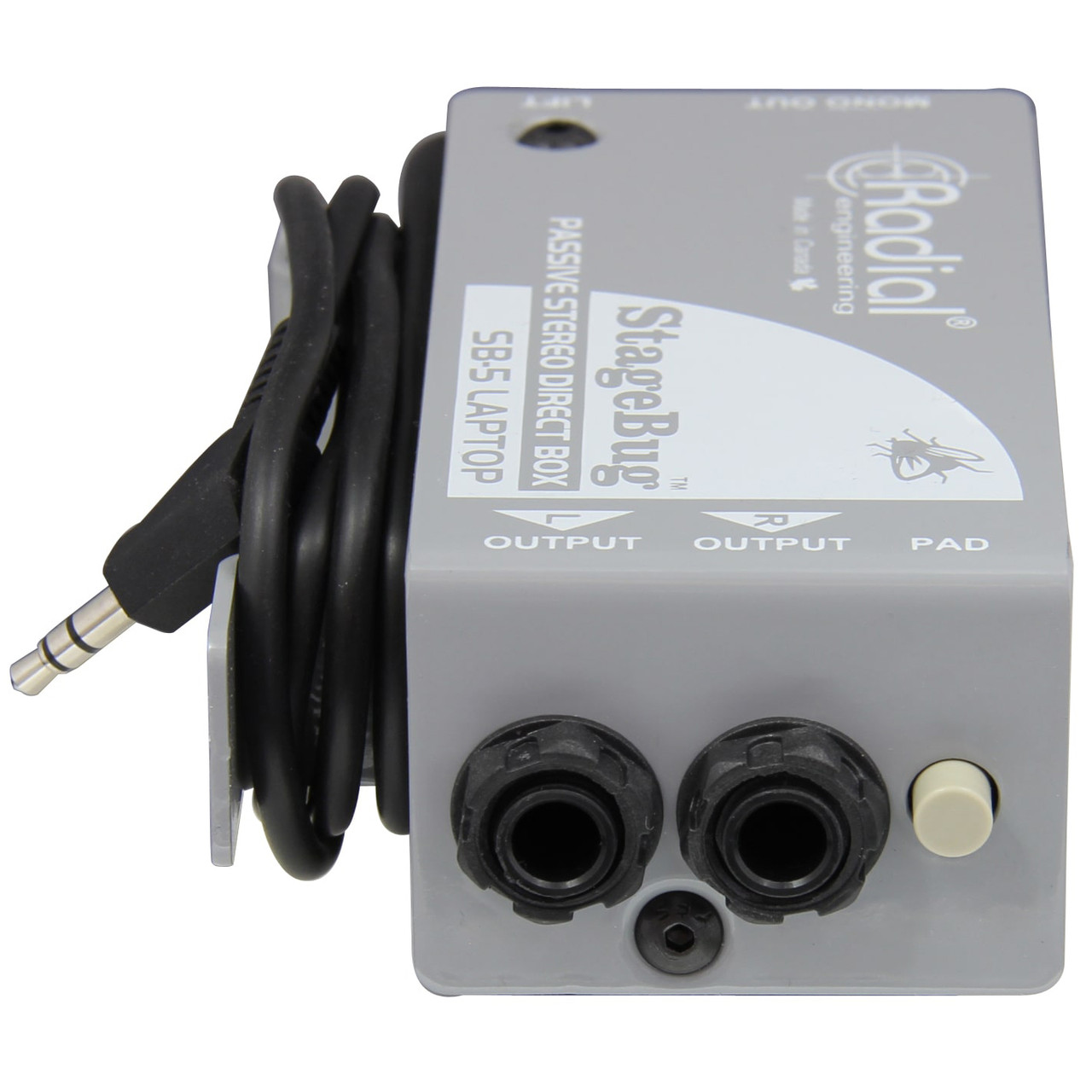 Radial StageBug SB-5 Laptop Direct Box | FrontEndAudio.com
