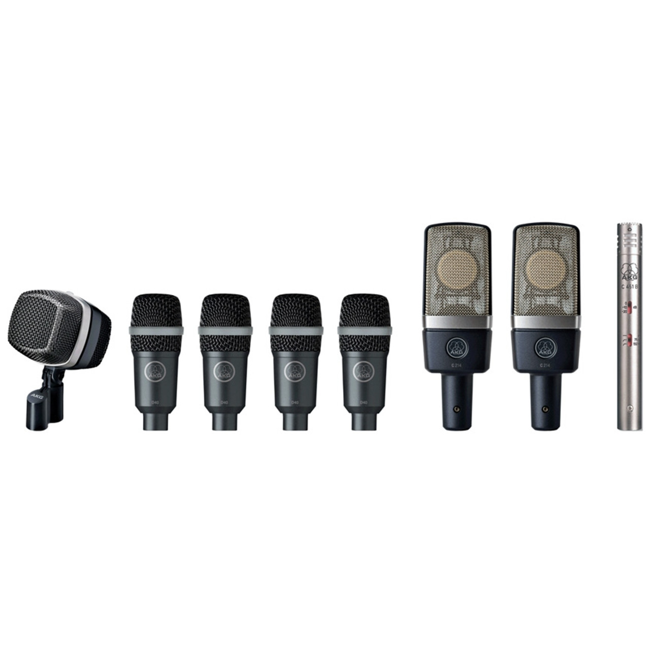 AKG Drumset Premium Drum Microphone Set | FrontEndAudio.com