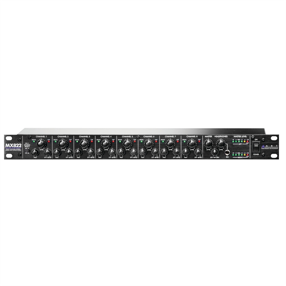 配信機器・PA機器・レコーディング機器 ART MX822 8-Channel Stereo Mixer 9999-14370-2__97404.1536337075