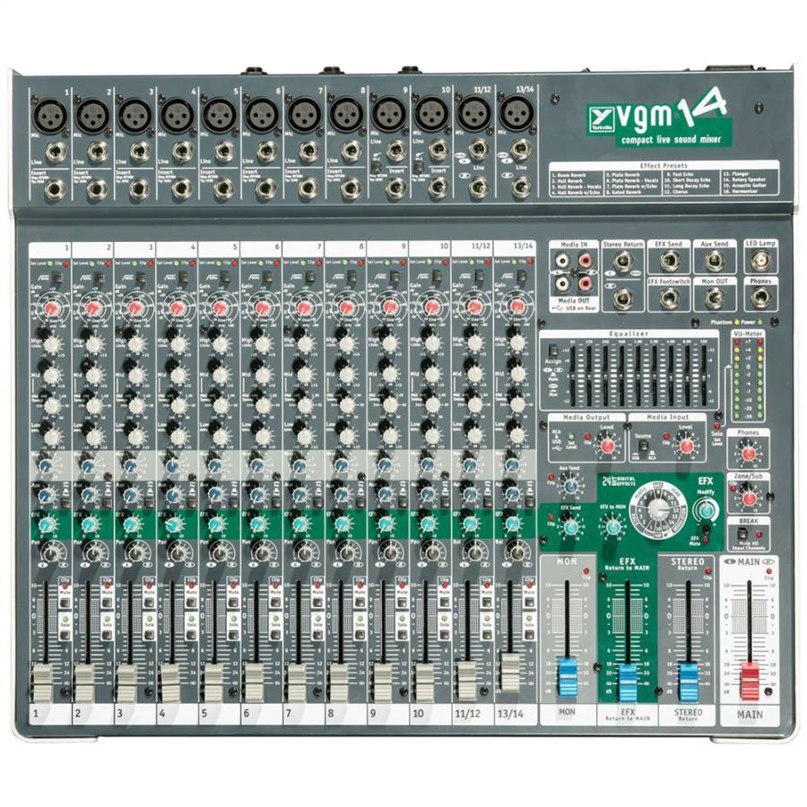 Yorkville VGM14 Mixer | FrontEndAudio.com