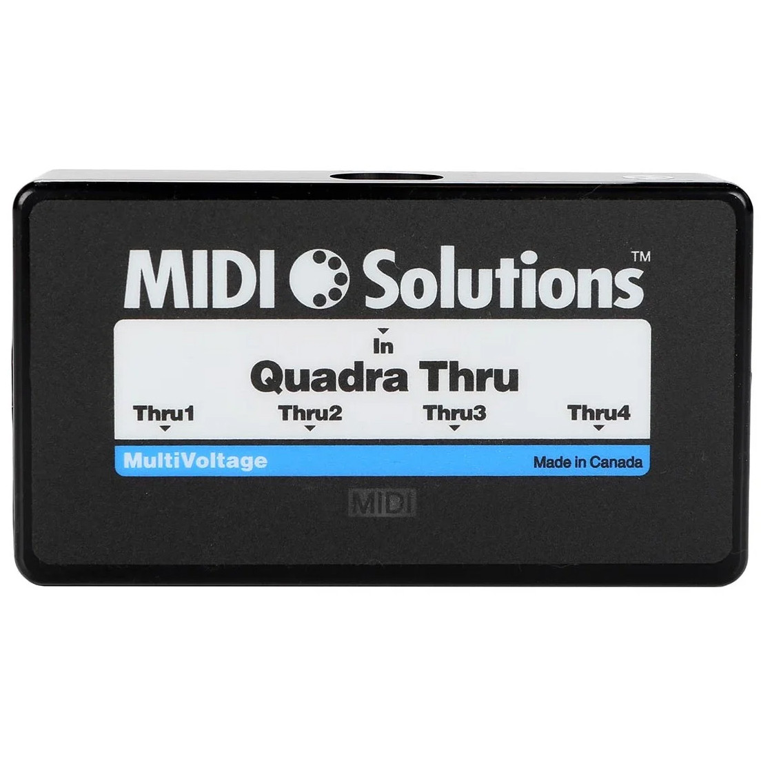 DTM・DAW MIDI Solutions Quadra Thru MIDI Solutions Quadra Thru 4-Output Active MIDI Thru Box