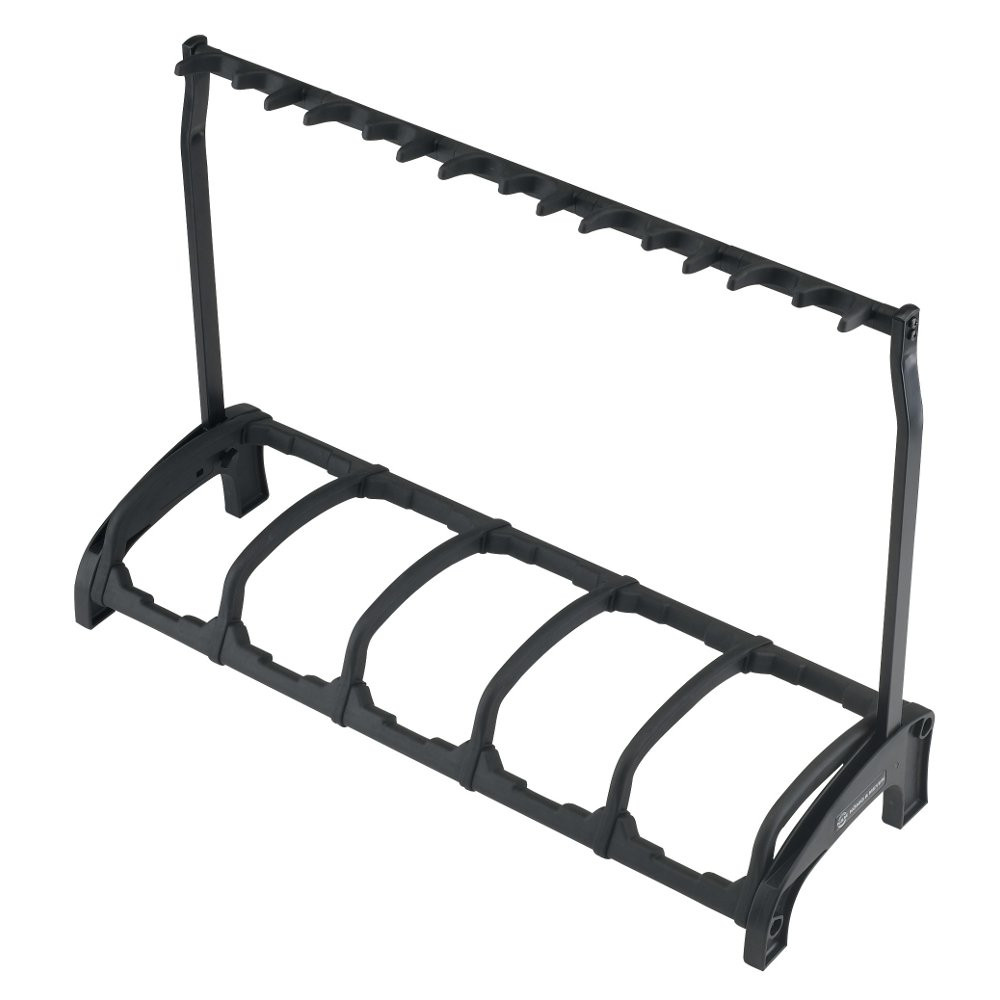 ギタースタンド K&M ( ケーアンドエム ) 17515 K&M 17515 Guardian Five Guitar Stand (Black) | FrontEndAudio.com
