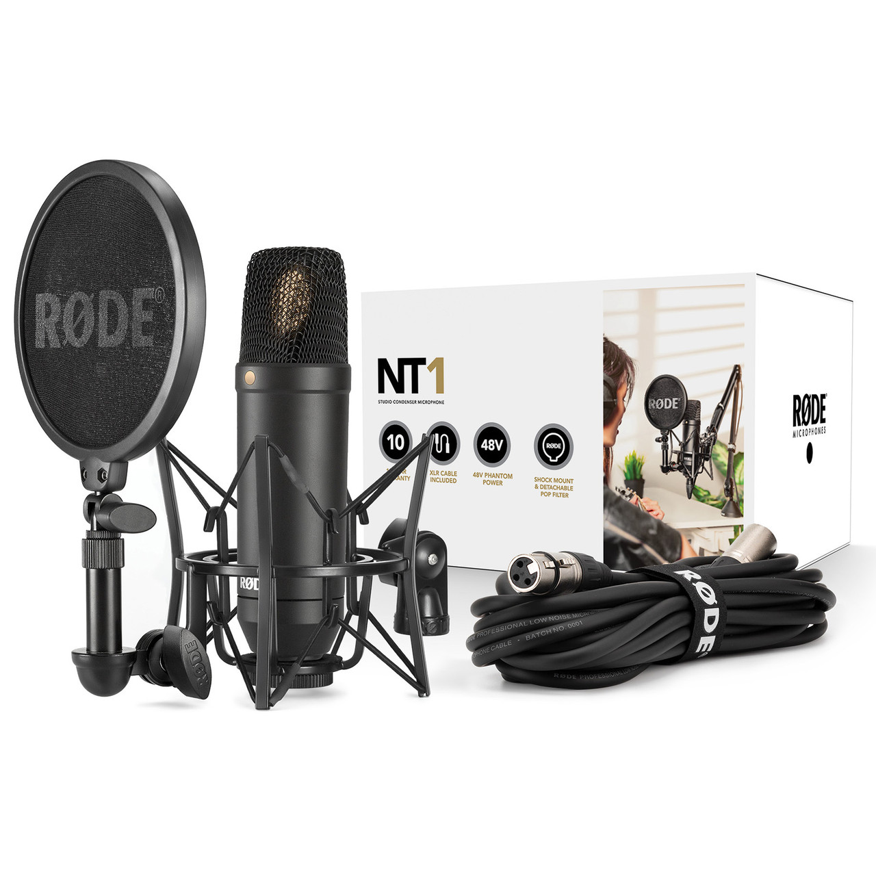 RØDE NT1 Signature Series Studio Condenser Microphone - Black
