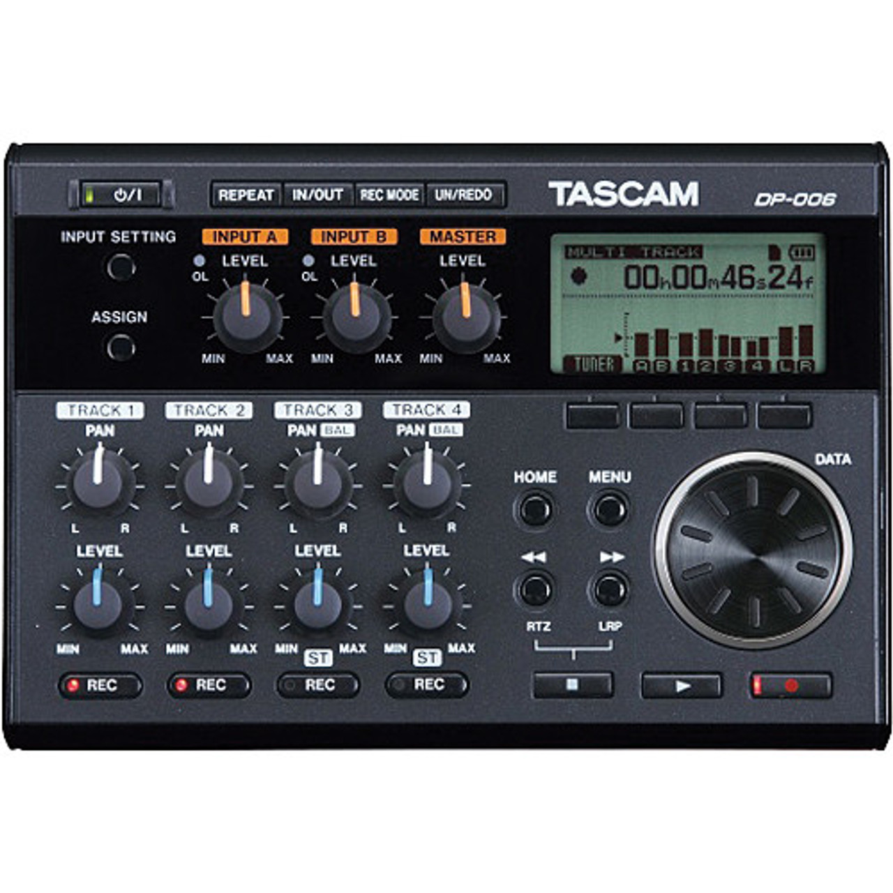 TASCAM Digital Pocketstudio 8-Track Recorder Black DP-008EX - Best Buy