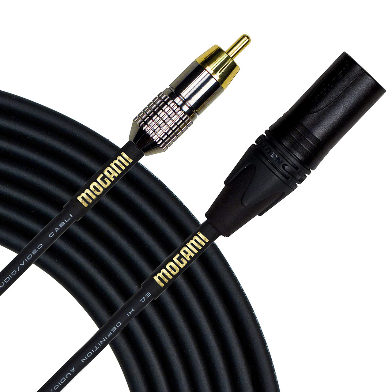 Mogami Gold XLRM to RCA Cable