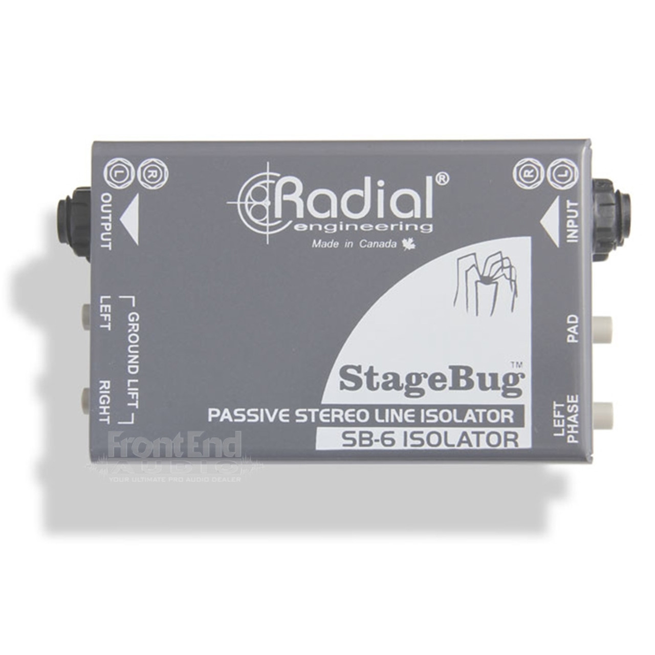 Radial StageBug SB-6 Line Isolator | FrontEndAudio.com