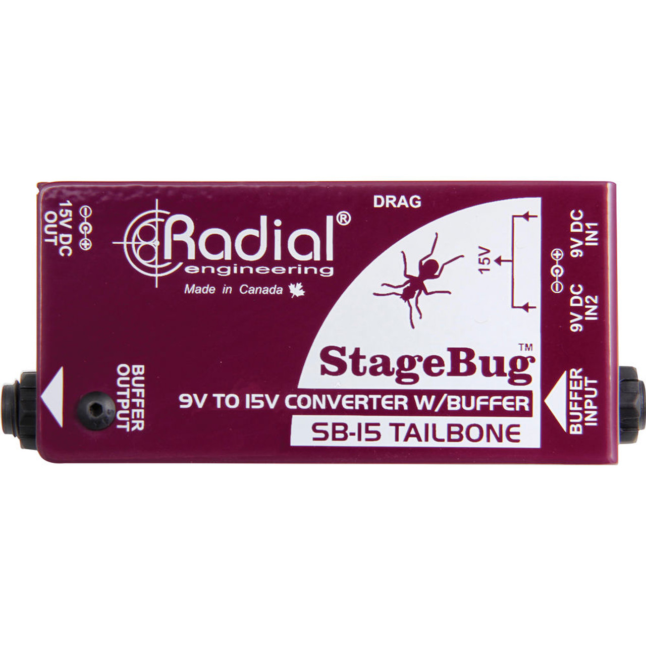 配信機器・PA機器・レコーディング機器 RADIAL / SB-15 Tailbone Radial StageBug SB-15 Tailbone | FrontEndAudio.com