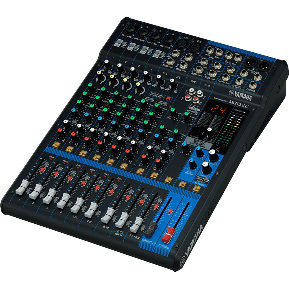 YAMAHA MG12XU ミキサー Yamaha MG12XU USB Mixer | FrontEndAudio.com