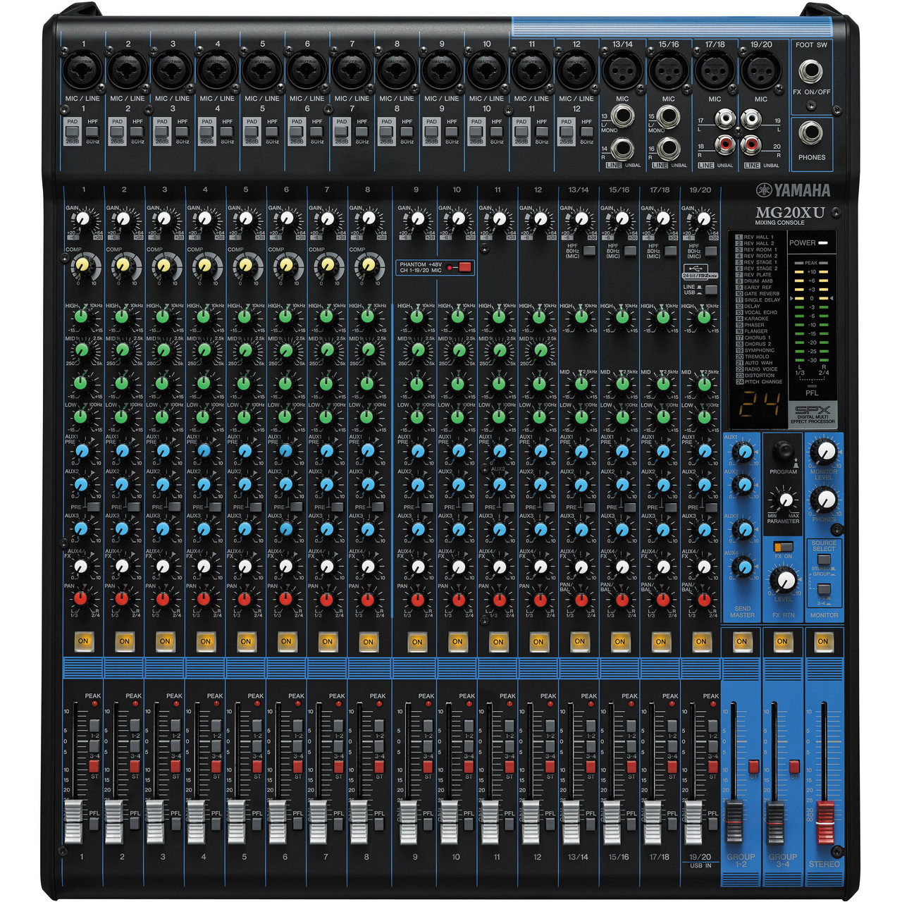 Yamaha MG20XU USB Mixer | FrontEndAudio.com