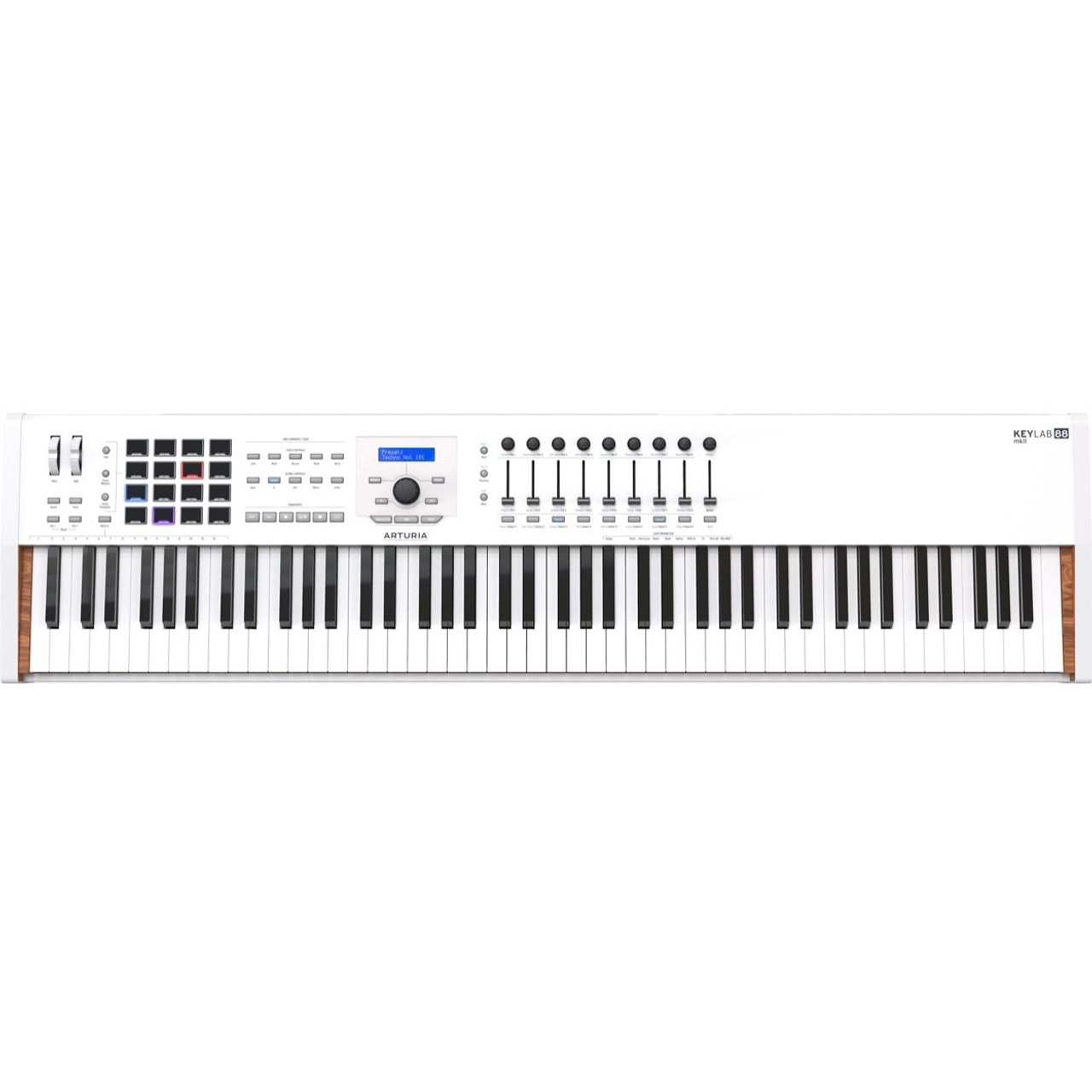 Arturia KeyLab 88 MKII Keyboard Controller (White) | FrontEndAudio.com