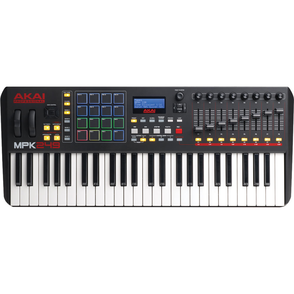 AKAI MPK 249 Keyboard Controller | FrontEndAudio.com