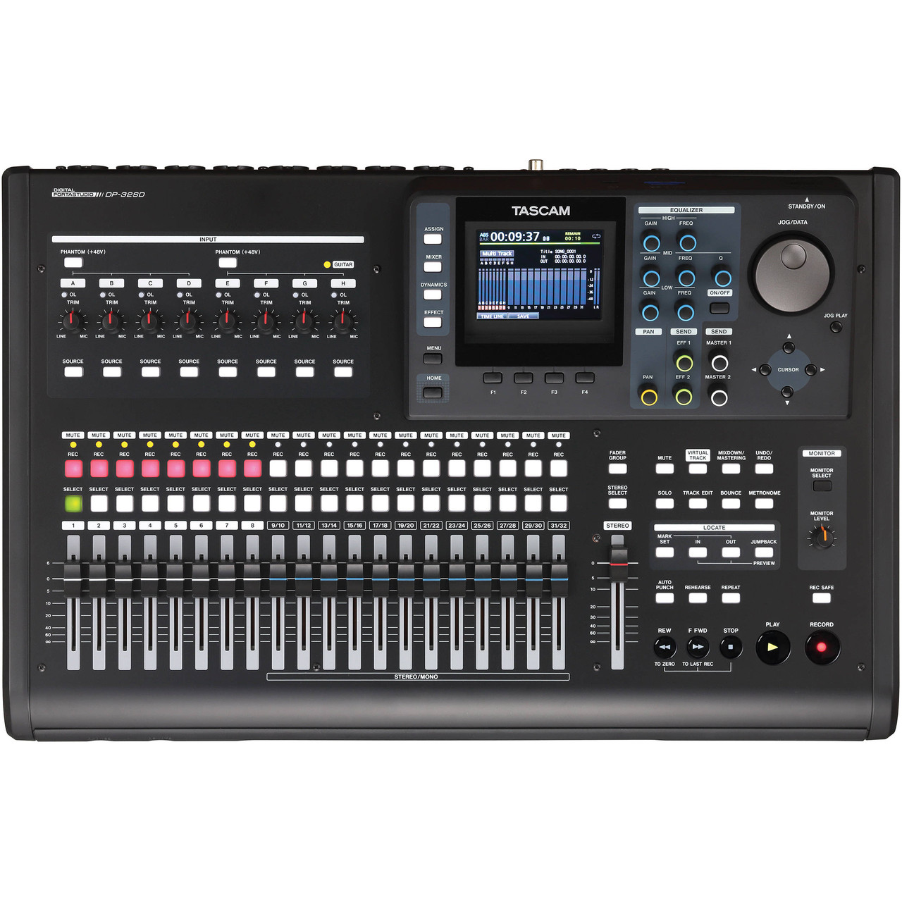 TASCAM32トラック SD/SDHCマルチトラックレコーダー DP-32SD Tascam DP-32SD 32-Track Digital Portastudio | FrontEndAudio.com