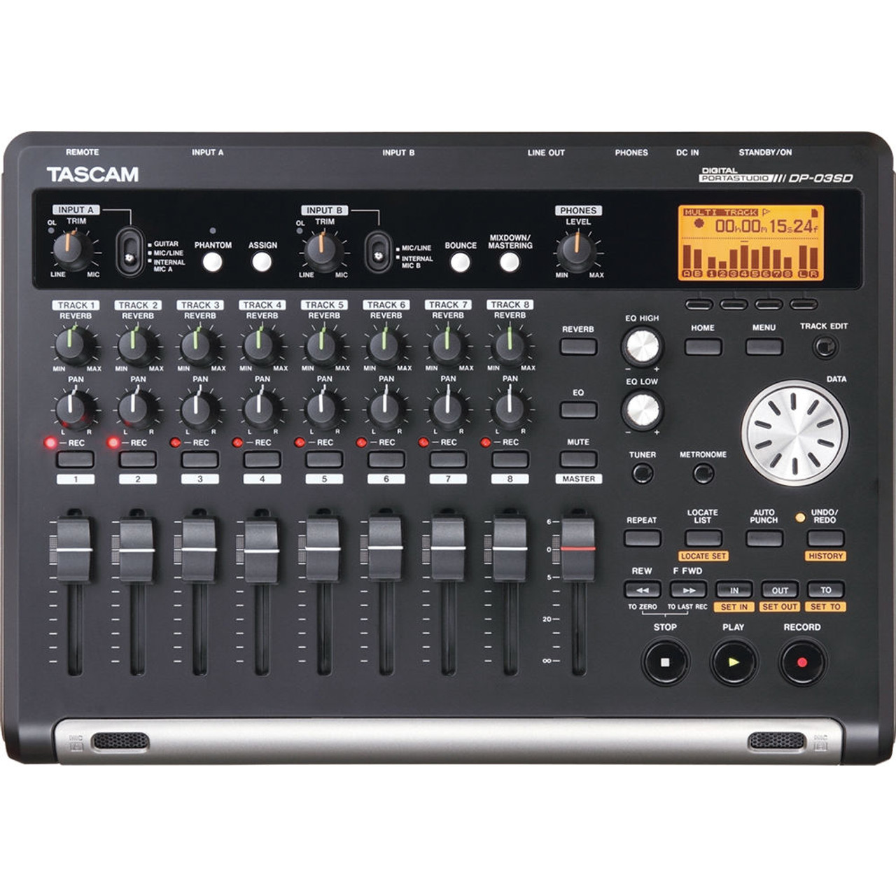 Tascam DP-03SD 8-Track Digital Portastudio | FrontEndAudio.com