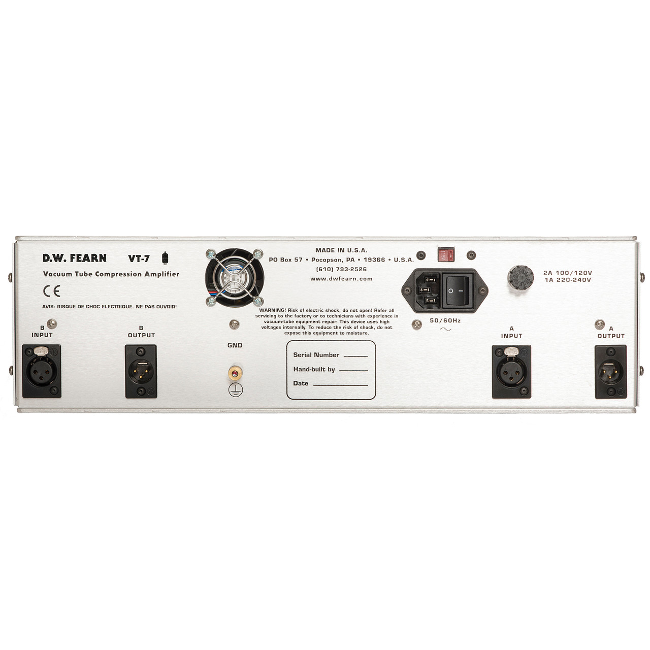DW Fearn VT-7 Stereo Compressor | FrontEndAudio.com