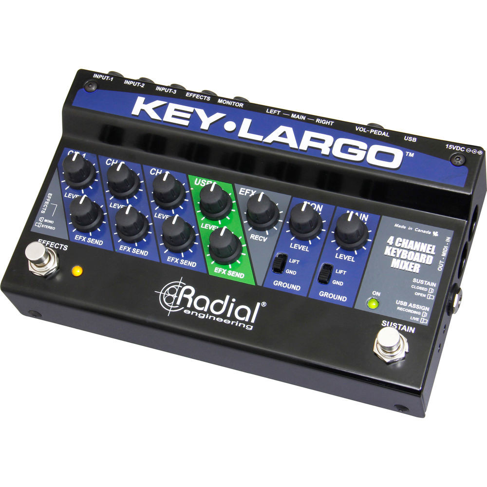 Radial Key-Largo Keyboard Direct Box | FrontEndAudio.com