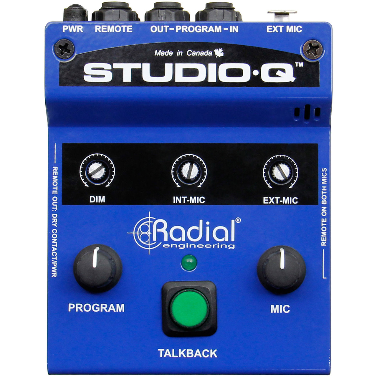 Diversiteit Leidinggevende Twee graden Radial StudioQ Talkback Interface | FrontEndAudio.com