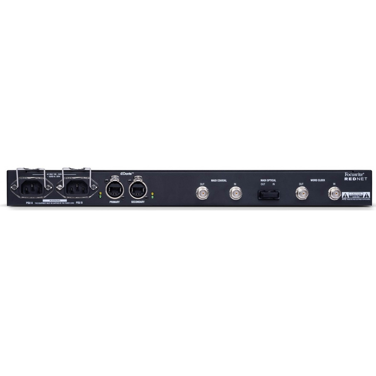 Focusrite RedNet D64R Network Interface | FrontEndAudio.com