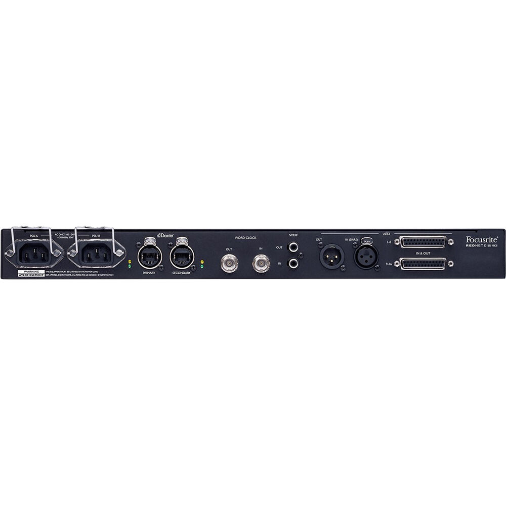 Focusrite RedNet D16R MKII Network Interface | FrontEndAudio.com